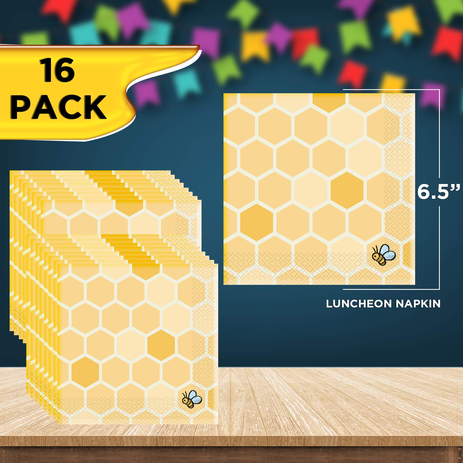 Unique Disney Winnie The Pooh Dinnerware Party Bundle | Luncheon Napkins, Dinner & Dessert Plates, Table Cover | Great For Theme